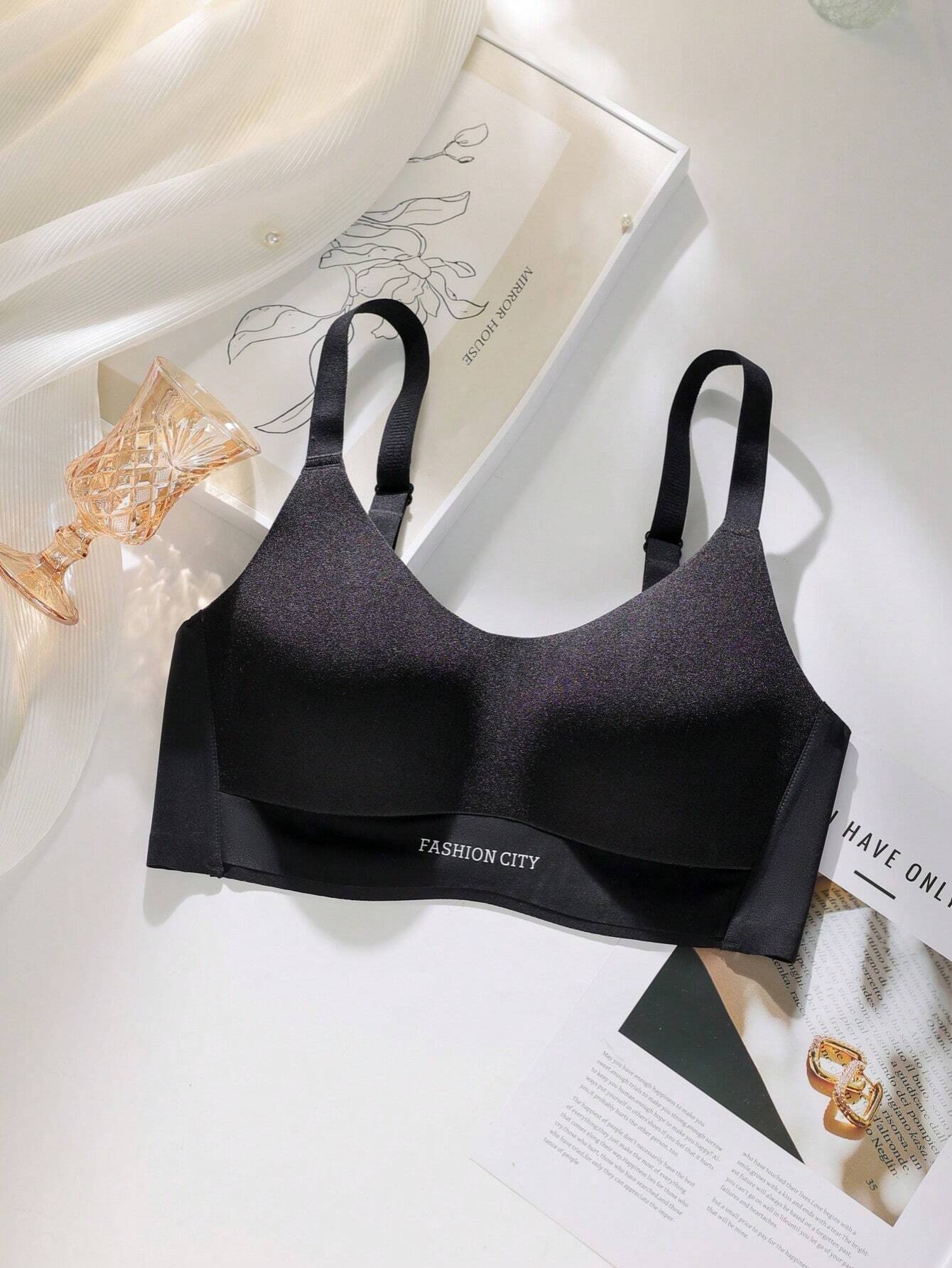 Women's Breathable Push-Up Bra, Thin And Sexy Plus Size Lingerie, Wireless Bra