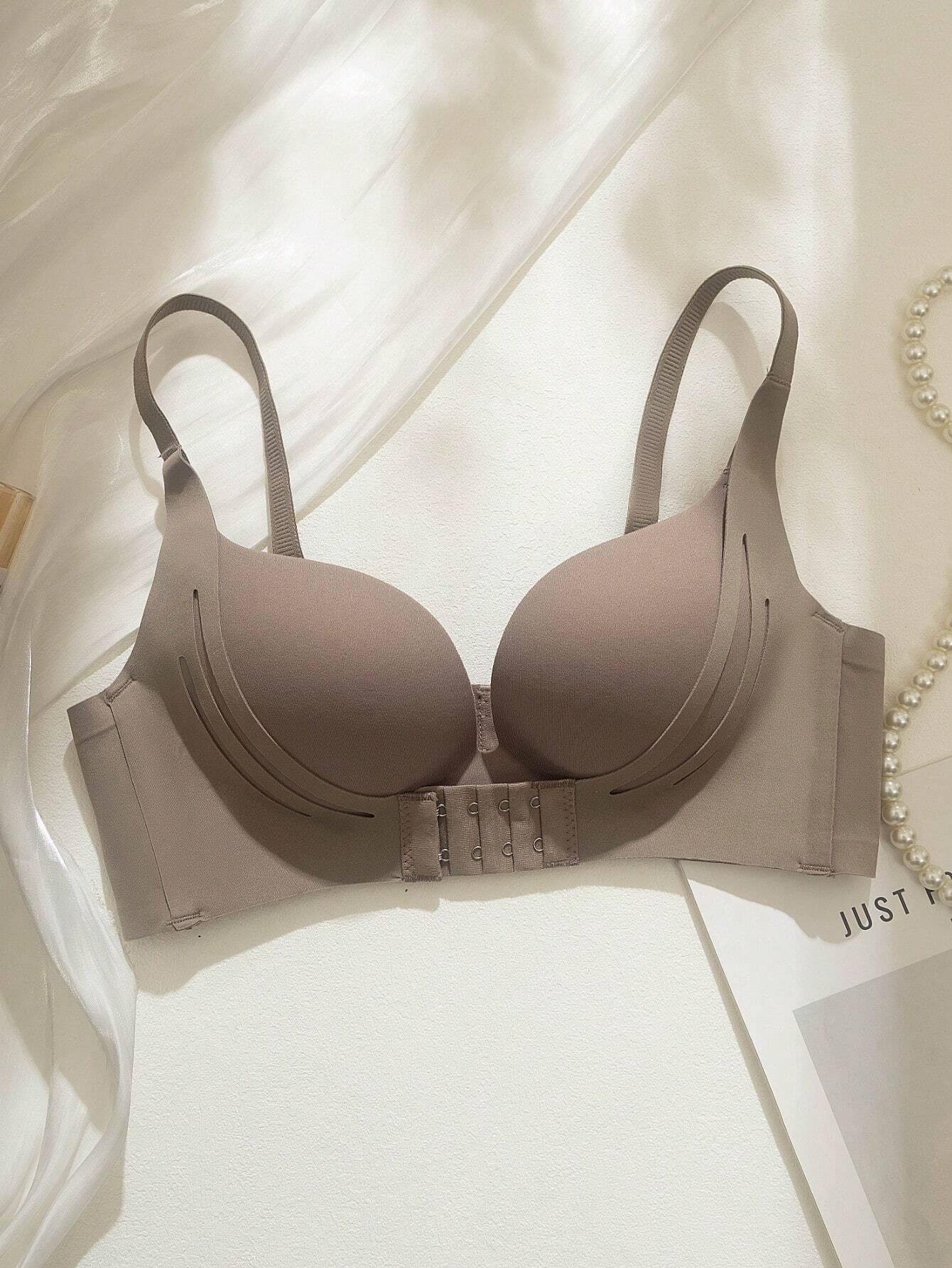 Women's White Padded Underwire Bra - Enhances Cleavage For Small Bust