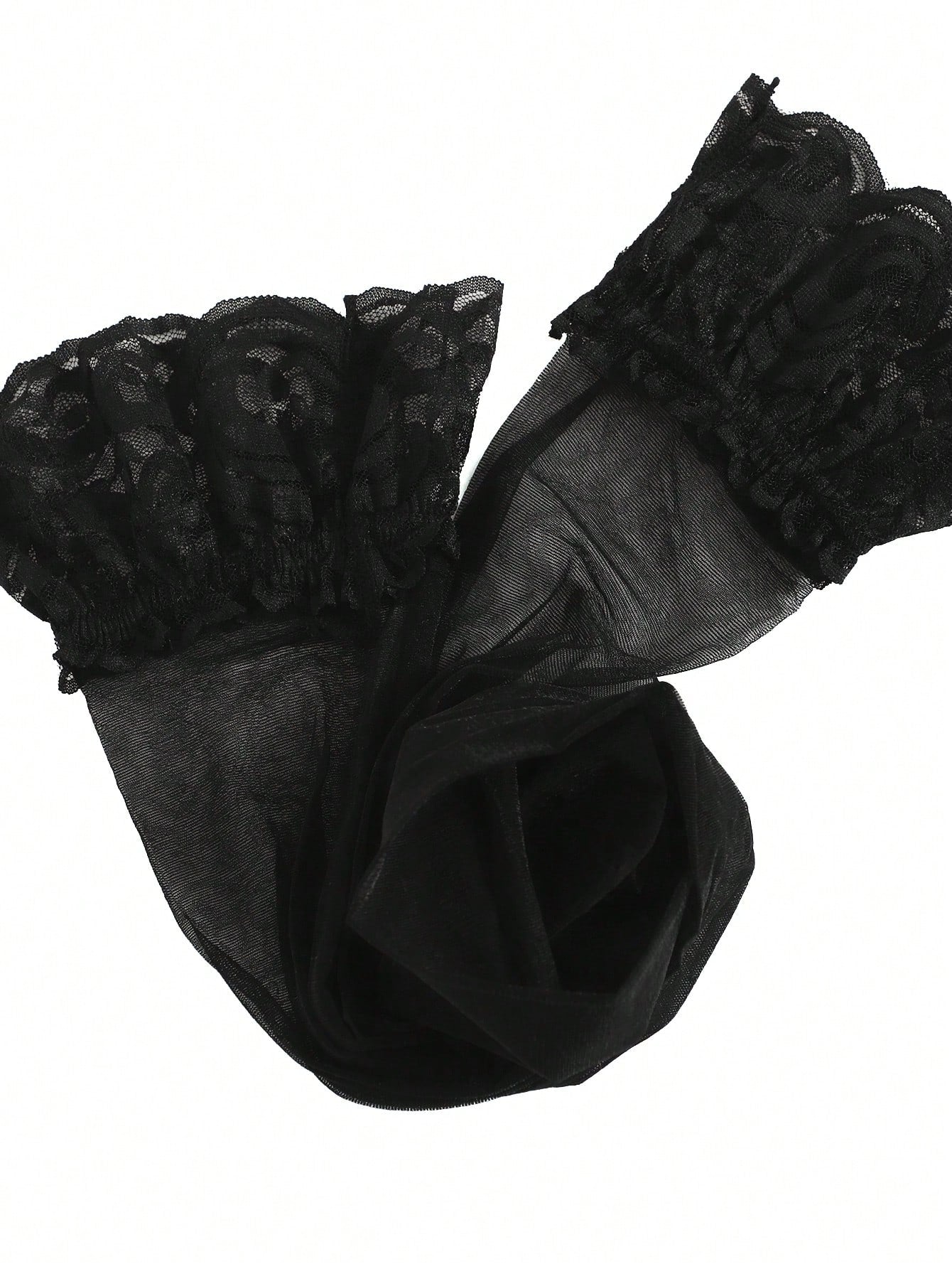 3pack Floral Mesh Underwire Garter Lingerie Set &amp; 1pair Stockings