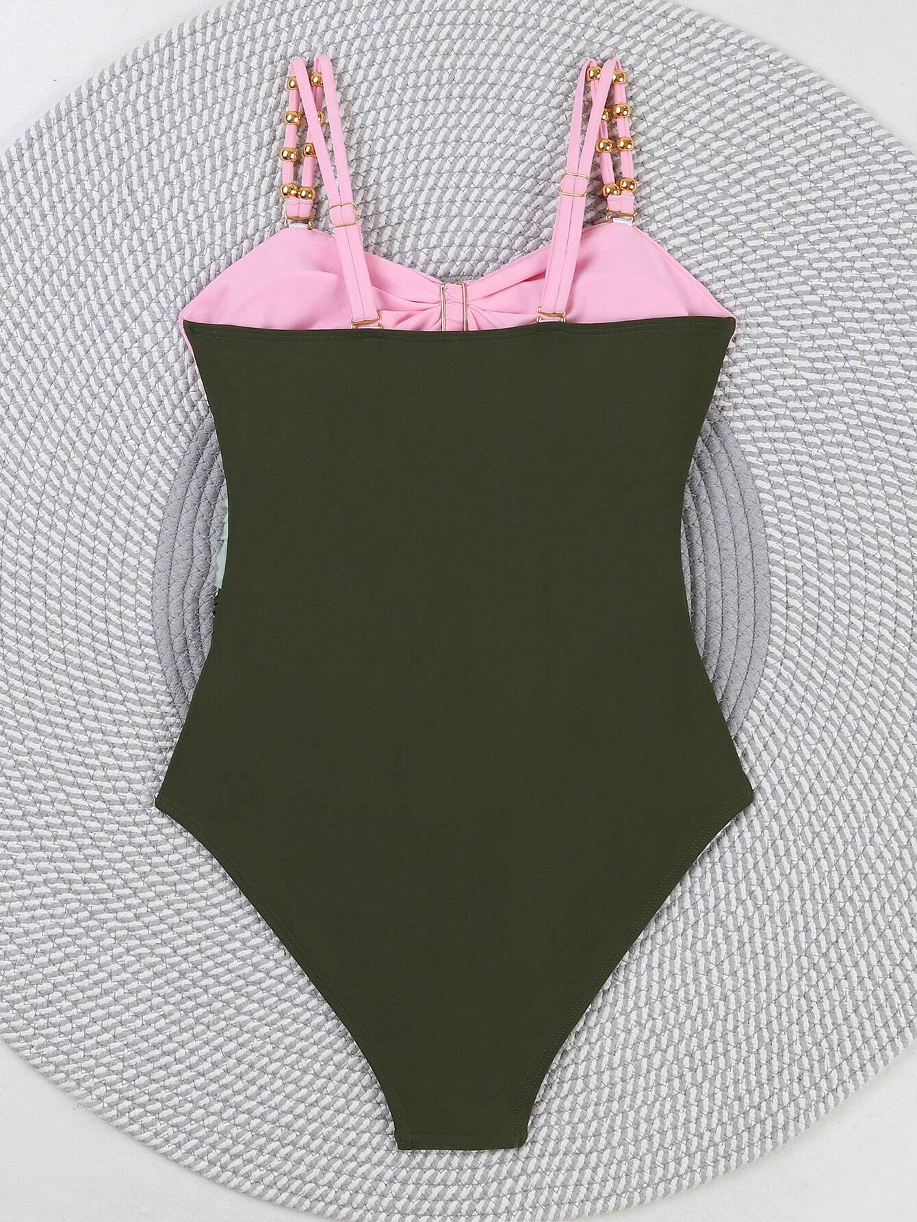 Women's Hollow Out Solid Color Simple Daily One-Piece Swimsuit