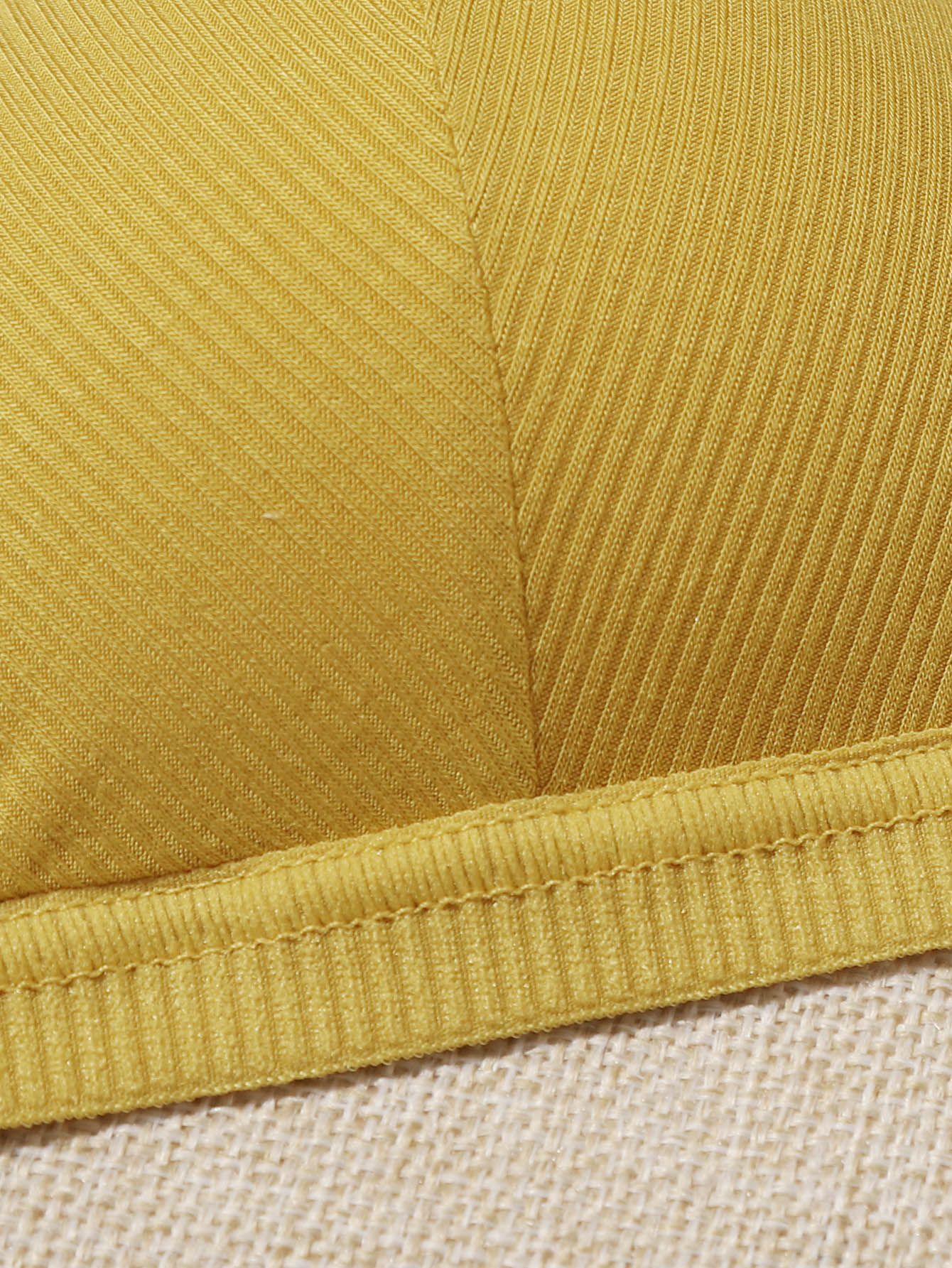 4pack Rib Crisscross Triangle Bra Set