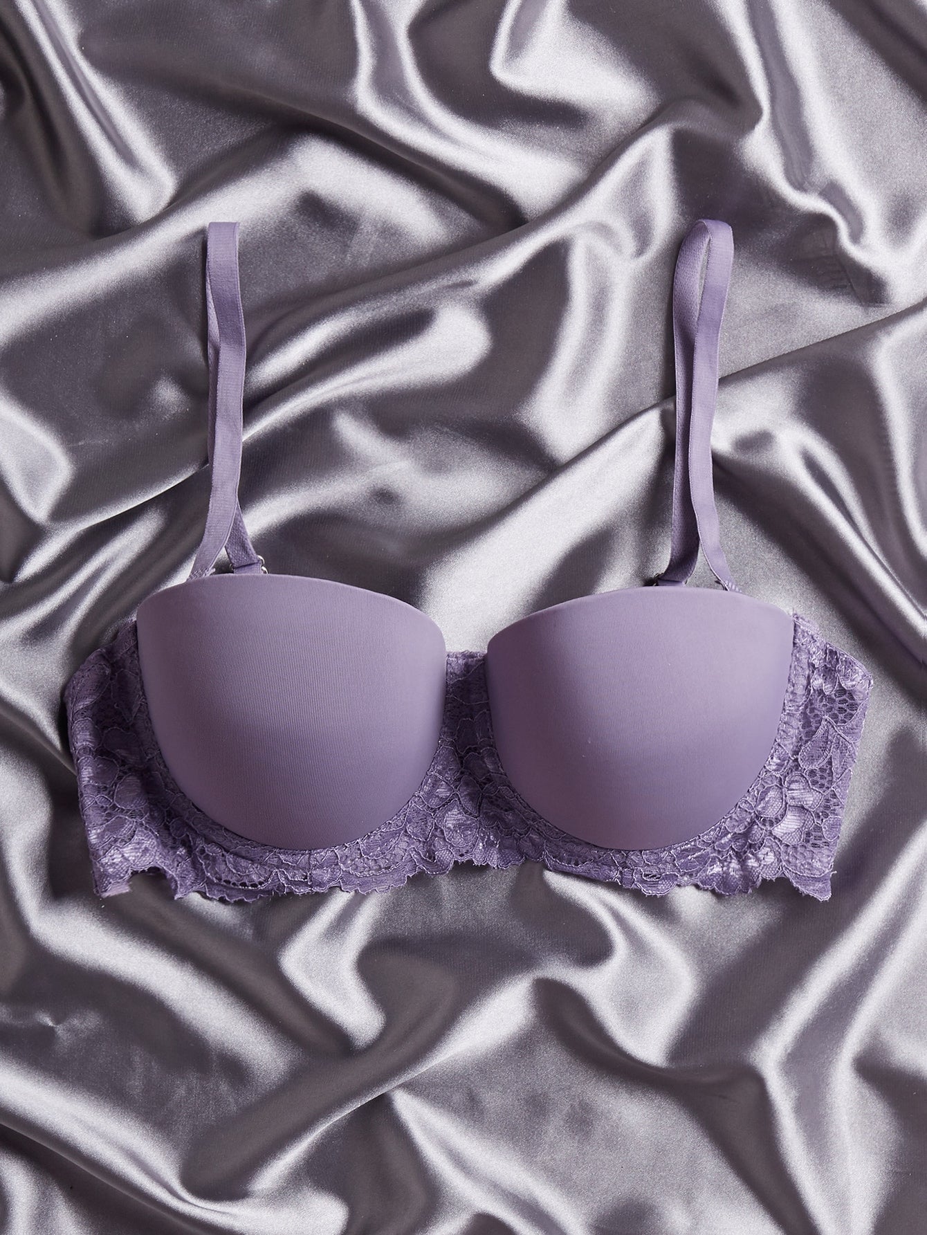 3pack Contrast Lace Super Push Up Bra Set