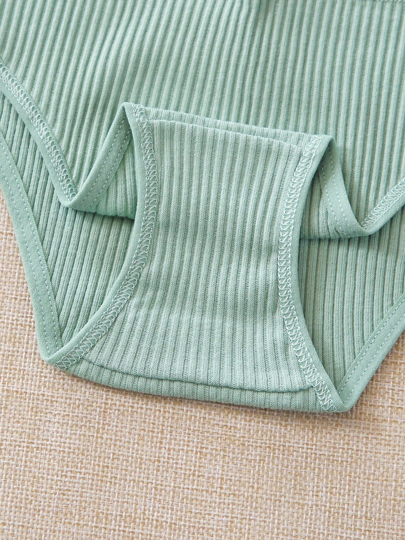 7pack Solid Rib Panty