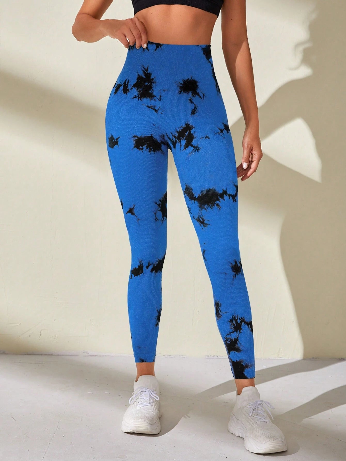 Sport Studio Tie Dye Wideband Waist Sports Leggings