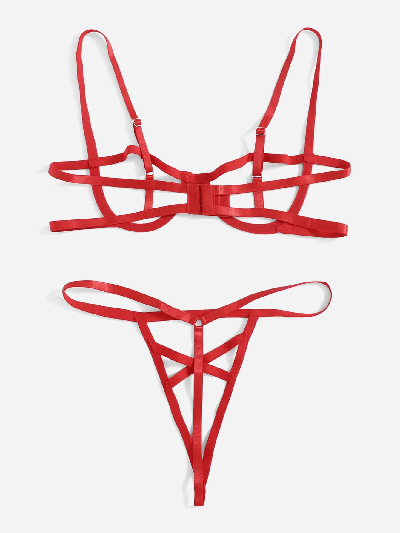 Cut-out Underwire Lingerie Set