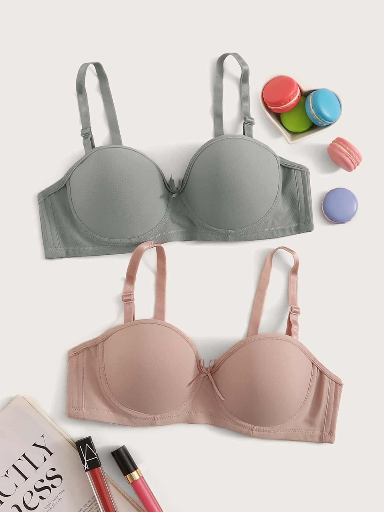 Push Up Underwire Bra Set 2pack