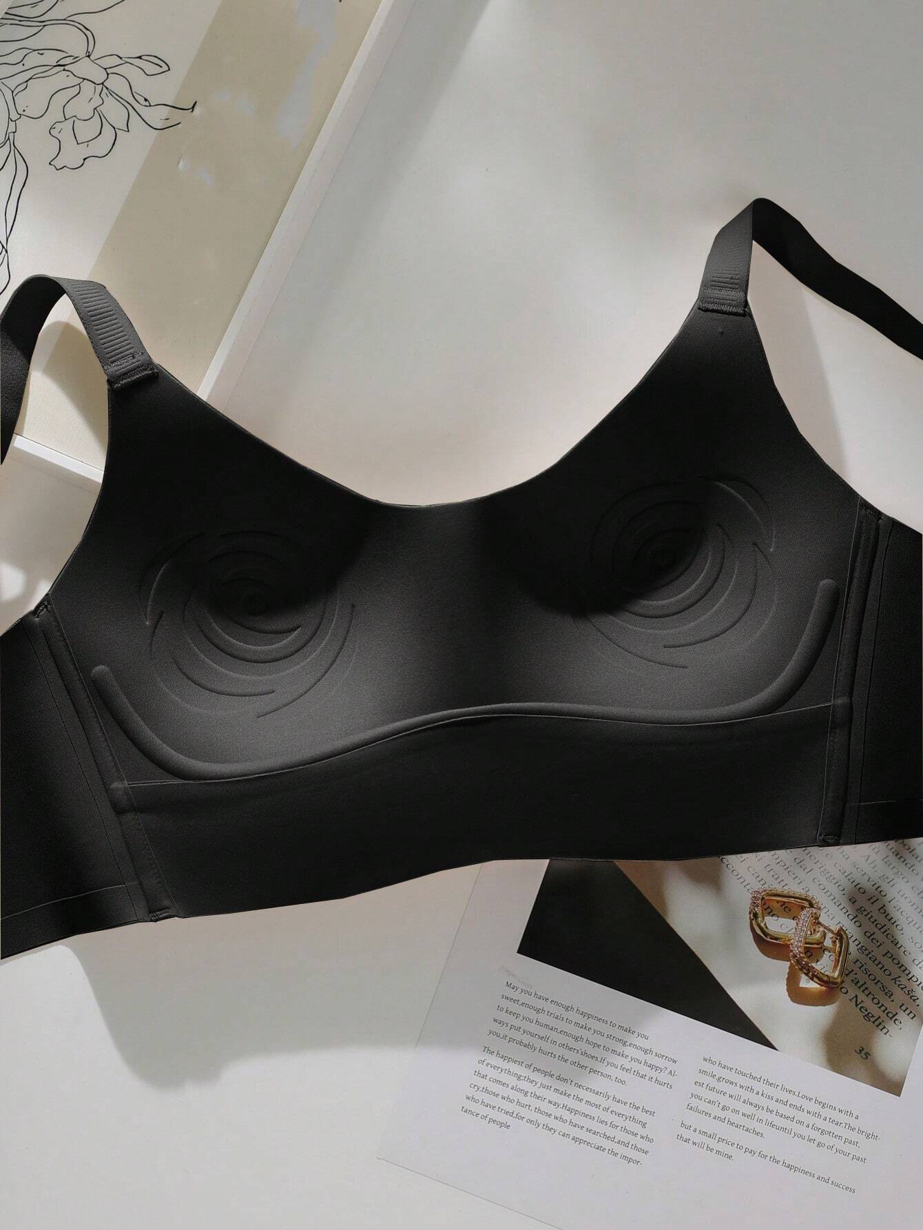 Women's Breathable Push-Up Bra, Thin And Sexy Plus Size Lingerie, Wireless Bra