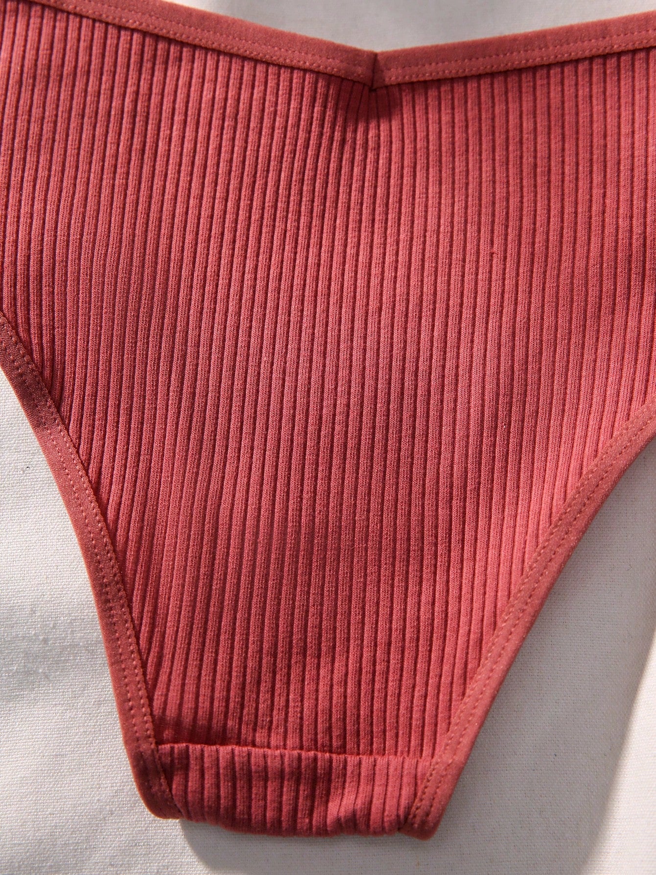 7pack Solid Rib Panty