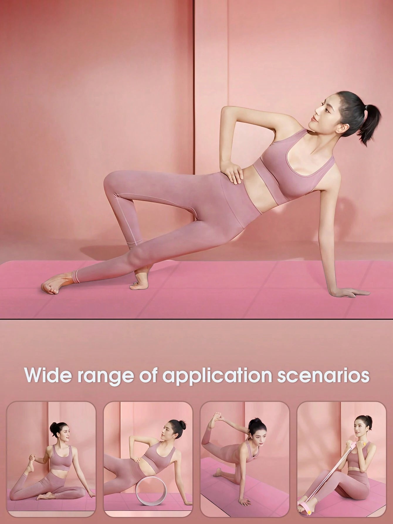 1pc 173*61*0.3cm Eva Yoga Mat For Beginners, Fitness Mat, Dance, Anti-skid Exercise Pad