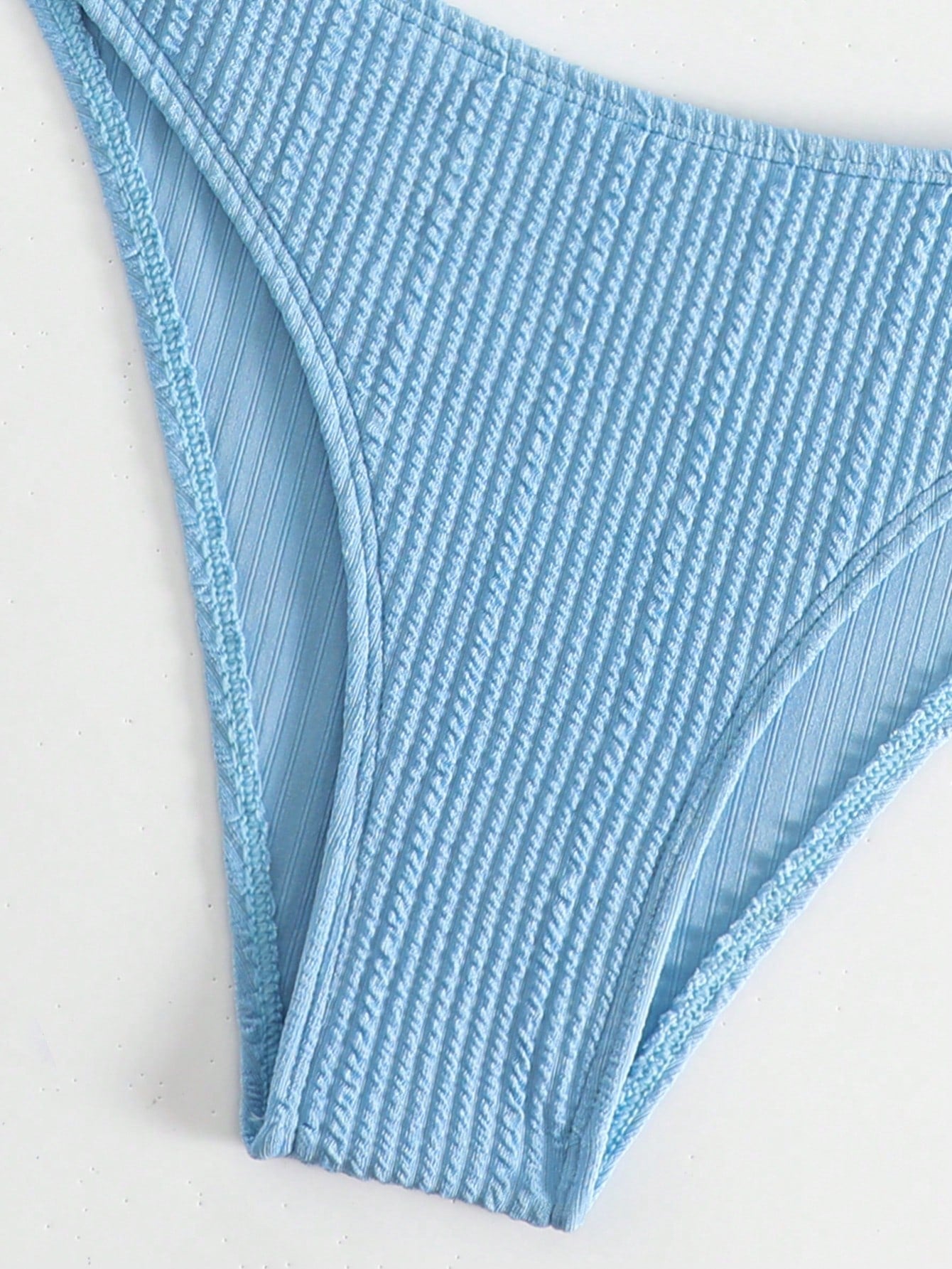 SHEIN Swim SXY Mono Bikini Set Chain Linked Halter Push Up Bra &amp; Bikini 2 Piece Swimsuit