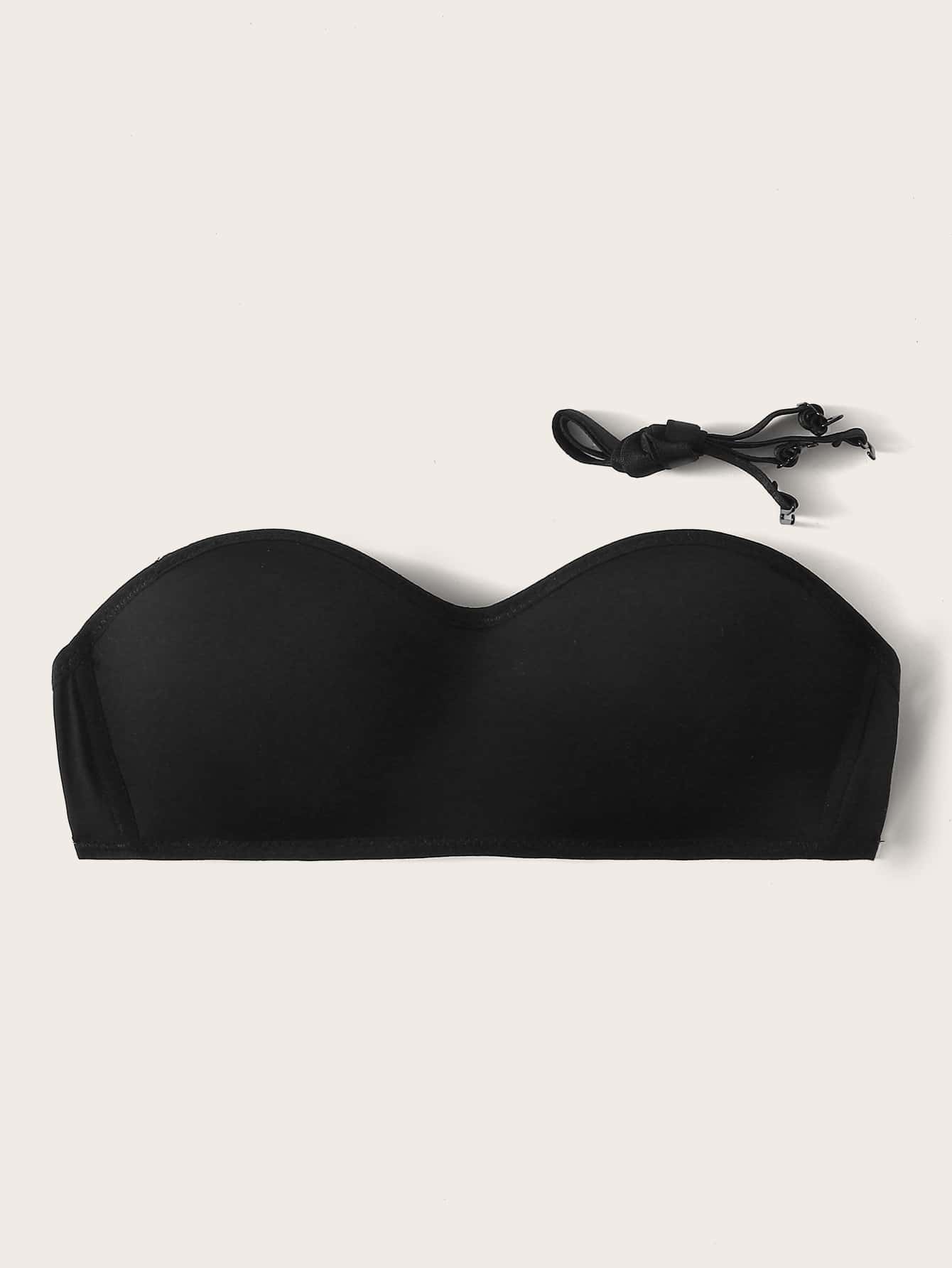 Bandeau Bra With Adjustable Strap