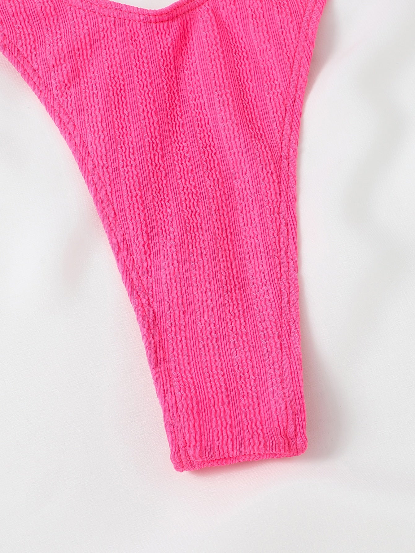 SHEIN Swim Y2GLAM Cut Out Ring Linked One Shoulder One Piece Swimsuit