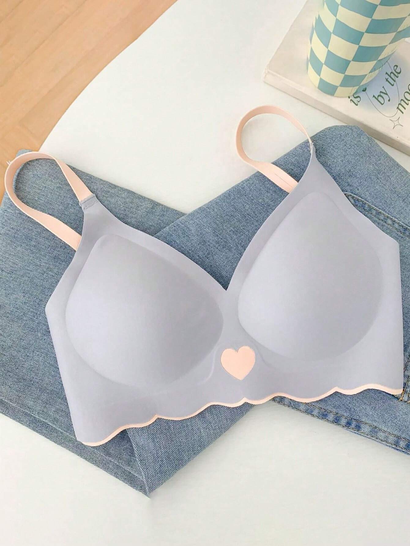 3PCS Crystal Jelly Soft Supportive Bralette, Thin And Non-Slip, Gather And Fixed Cup