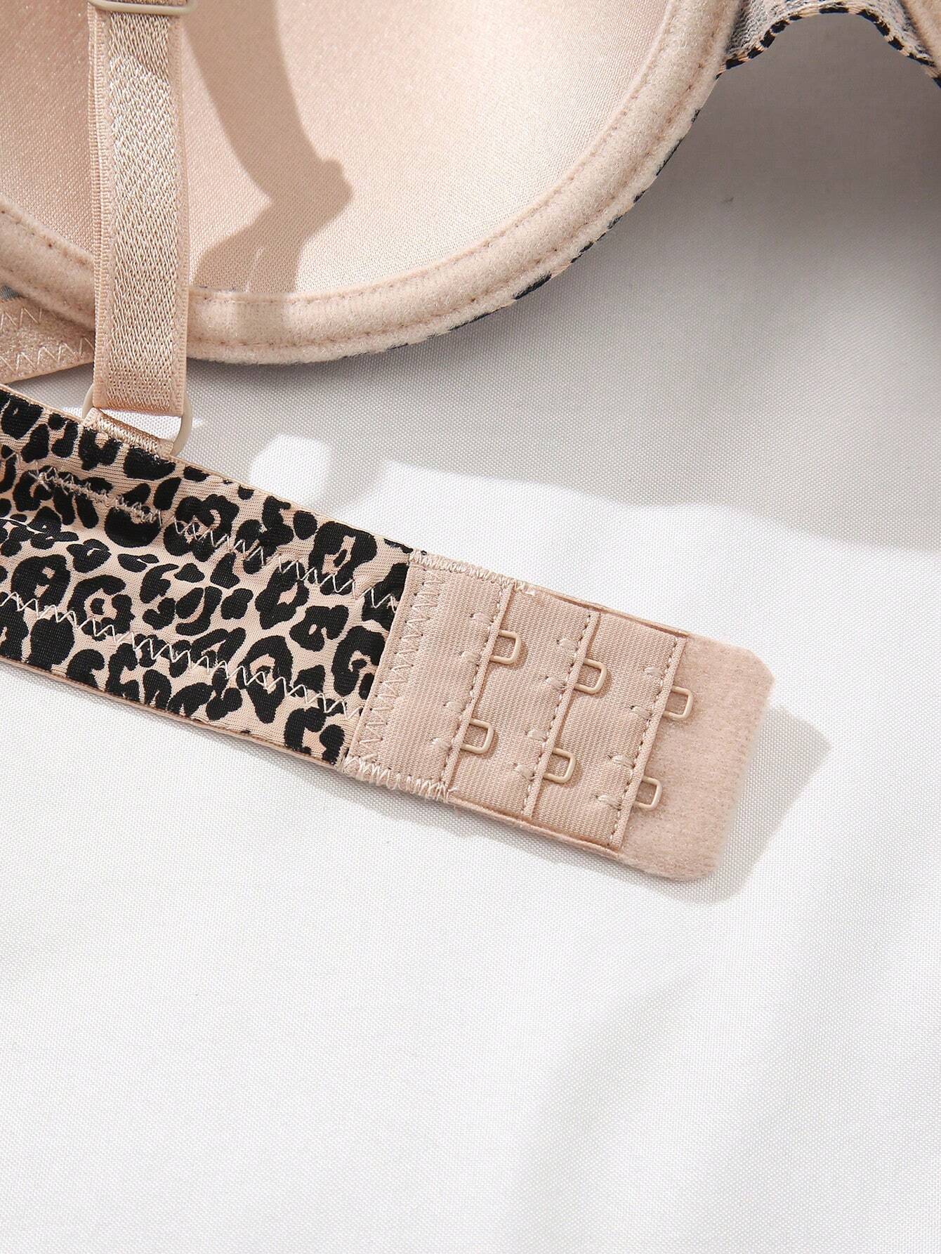 Women Fashionable Leopard Print Printed Bra